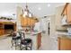 Kitchen with granite countertop and breakfast bar at 3273 Wentworth St, North Port, FL 34288