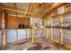 Interior of the shed with workspace and pegboard wall at 3446 Monica Pkwy, Sarasota, FL 34235