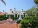 St. Armands Circle with shops and a statue at 421 Cleveland Dr, Sarasota, FL 34236