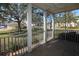 Screened-in porch offering an inviting outdoor living space with views of the community at 4802 51St W St # 613, Bradenton, FL 34210