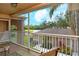 Cozy screened in balcony with views of the surrounding community at 5251 Mahogany Run Ave # 526, Sarasota, FL 34241