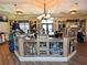 Pro shop with counter, display shelves, and lake views at 5251 Mahogany Run Ave # 526, Sarasota, FL 34241