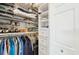 Well-organized walk-in closet with ample shelving and hanging space at 5721 Palmer Cir # 205, Lakewood Ranch, FL 34211