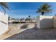 A view from the pool area showcasing the canal-front location and neighborhood scenery at 627 Dundee Ln, Holmes Beach, FL 34217