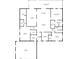 Detailed floor plan showcasing the layout of the home, including bedrooms, bathrooms, and living areas at 6521 121 St E Ave, Parrish, FL 34219