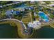 Community features a waterfront park and pool at 8063 Waterbend Trl, Sarasota, FL 34240