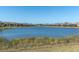 Scenic community pond surrounded by lush greenery and well-maintained lawns at 12410 Osorio Ct # 201, Sarasota, FL 34238