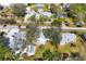 Aerial view showcasing the neighborhood and location at 2040 Palm Ter, Sarasota, FL 34231