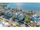 Stunning aerial view of waterfront community, showcasing the scenic water views and serene setting at 272 Saint Lucia Dr # 101, Bradenton, FL 34209