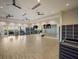 This open gym provides a workout area with mirrors and a wide range of equipment at 3023 Vittorio Ct, Lakewood Ranch, FL 34211