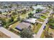 A lovely home with an aerial view of the water and neighborhood at 494 E Shade Dr, Venice, FL 34293