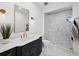 Bathroom featuring a shower and a vessel sink at 500 Harbor Point Rd, Longboat Key, FL 34228