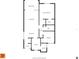 Detailed floorplan illustrating the home's layout, including the living spaces, bedrooms, and baths at 6796 Gasparilla Pines Blvd # 45, Englewood, FL 34224