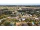 Wide aerial view of the neighborhood and surrounding landscape at 7805 Capwood Ave, Temple Terrace, FL 33637