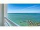 Wonderful water views from this balcony at 888 Blvd Of The Arts # 1608, Sarasota, FL 34236