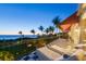 Checkered balcony with ocean and pool views at 1067 Westway Dr, Sarasota, FL 34236