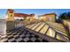 Unique rooftop terrace with glass skylight and ocean view at 1067 Westway Dr, Sarasota, FL 34236
