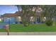 Charming single-story house with palm trees and stone accents at 1406 14Th Street W Ct, Palmetto, FL 34221