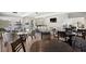 Inviting common area with comfortable seating and tables, perfect for gathering at 1529 Oak Way, Sarasota, FL 34232