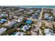 Aerial view highlighting home's location near the beach at 303 68Th St, Holmes Beach, FL 34217