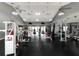 Well-equipped community gym with modern exercise machines, ceiling fans, and plenty of space for a full workout at 5282 Beach Se Dr # D, St Petersburg, FL 33705
