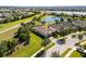 Aerial view of home and landscape at 5639 Rain Lily Ct, Sarasota, FL 34238