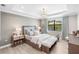 Spacious bedroom with plush bedding and large window at 5639 Rain Lily Ct, Sarasota, FL 34238