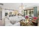 Open floor plan living area with kitchen view at 5639 Rain Lily Ct, Sarasota, FL 34238