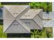 Aerial view showcasing the home's unique roofline at 5429 Mystic Water Cv, Bradenton, FL 34211