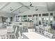 Indoor outdoor community room with bar and seating at 5429 Mystic Water Cv, Bradenton, FL 34211