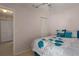 Cozy bedroom with a queen bed and closet at 5441 18Th W Ct, Bradenton, FL 34207