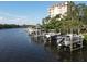 Community boat slips offer convenient access to the water in this waterfront community at 5531 Cannes Cir # 605, Sarasota, FL 34231