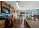 Bright, inviting kitchen with a large island and open access to the dining and living areas at 5809 71St E St, Palmetto, FL 34221