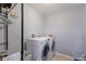 Laundry room with a stacked washer and dryer set at 5809 71St E St, Palmetto, FL 34221