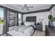Spacious bedroom with large windows and plush bedding at 8548 Snowfall St, Sarasota, FL 34241