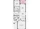 Two-story home floor plan, featuring a kitchen, great room, and primary suite at 8548 Snowfall St, Sarasota, FL 34241