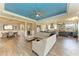 Open-concept living space with modern finishes, stylish furniture and plenty of natural light at 12514 Goldenrod Ave, Bradenton, FL 34212
