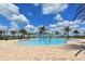 Spacious pool with splash features, perfect for Gathering fun and relaxation in the sun at 14510 Leopard Creek Pl, Lakewood Ranch, FL 34202