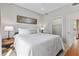 Bright bedroom with a walk-in closet and modern design at 1500 State St # 305, Sarasota, FL 34236