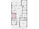 Detailed floor plan showcasing the layout of the home with labeled rooms and dimensions at 26896 Victoria Pl, Punta Gorda, FL 33955