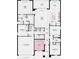 Detailed floor plan showing layout of bedrooms, bathrooms, kitchen, living spaces, and garage at 26902 Victoria Pl, Punta Gorda, FL 33955