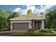 Charming single-story home featuring a two-car garage, neutral color palette, and well-maintained landscaping at 26936 Lark Ct, Punta Gorda, FL 33955