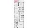 Detailed floor plan showcasing the layout of the home, including the great room, primary suite, and kitchen at 26936 Lark Ct, Punta Gorda, FL 33955