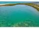 Aerial view of ocean inlet offering a beautiful water view at 460 S Paula Dr # 304, Dunedin, FL 34698