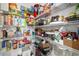 Walk-in pantry with metal shelving at 4609 Antrim Dr, Sarasota, FL 34240