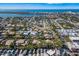 Wide aerial view of a beautiful residential area with city views at 6650 Schooner Bay Cir # 6650, Sarasota, FL 34231
