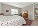 Spacious bedroom featuring a large window with light neutral walls at 6907 Costa Bella Dr, Bradenton, FL 34209