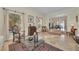 Charming living room with stone floors and comfortable seating at 7912 Desoto Memorial Hwy, Bradenton, FL 34209