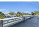 Spacious roof deck offering panoramic views of the neighborhood and distant water, perfect for entertaining at 7912 Desoto Memorial Hwy, Bradenton, FL 34209
