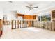 Open kitchen area with recessed lighting, cabinets, and window, and lots of space at 1240 Northport Dr, Sarasota, FL 34242